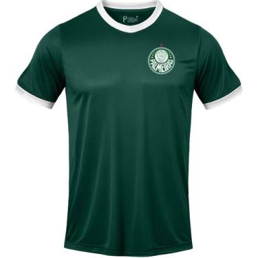 Imagem de Camiseta Palmeiras 1914 II Infantil Verde Branco Licenciada - Betel Sp