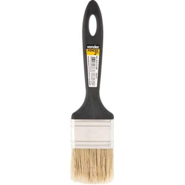 Imagem de Pincel 3 Cerdas Brancas Cabo Plástico Tintas Pva Epó Vonder