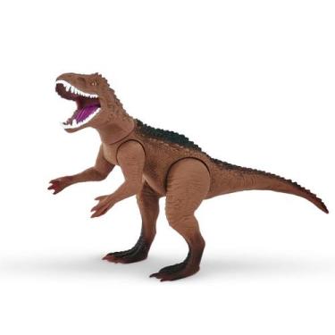 Imagem de Brinquedo Dinossauro Furious Megaraptor 46cm - Adijomar, Marrom