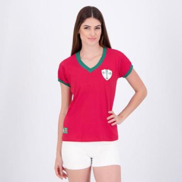 Imagem de Camisa Portuguesa Retrô 1935 Feminina Vermelha - Retromania, M