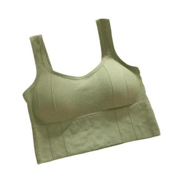 Imagem de Sutiã Esportivo Sem Costura Para Mulheres, À Prova De Suor, Anti-Choqu