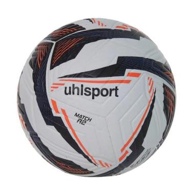 Imagem de Bola de Futebol Campo uhlsport Match R2 Preto e Vermelho - Tamanho 5, 