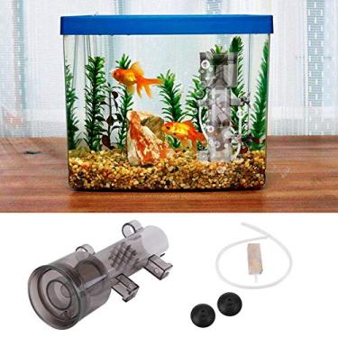 Imagem de HEEPDD Skimmer de Proteínas, Limpador de Aquário de Plástico para Tanque de Peixes Com Bomba de Ar, 2 Tamanhos 8cm e 10cm, Remove Partículas Orgânicas Colóides de Proteínas, Metais (RS-4003)
