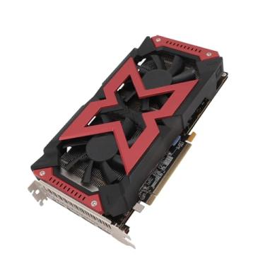 Imagem de VBESTLIFE Placa Gráfica RX580 8GB, GPU GDDR5 de 256 Bits, 1286/7000 MHz, PCIE 3.0 X16 Placa de Vídeo para Jogos para PC Desktop Suporta DirectX 12