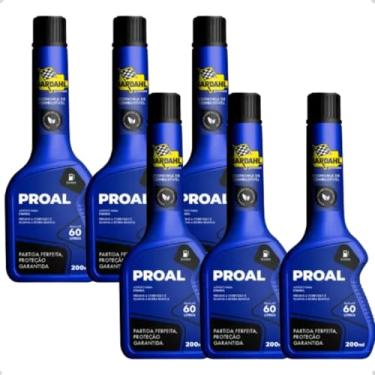 Imagem de Kit 6 Aditivos Para Etanol Alcool Proal 200ml