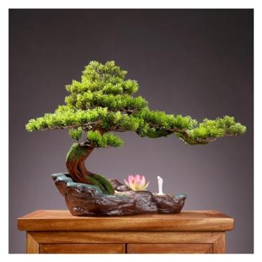 Imagem de Bonsai artificial simulação interna sala de estar grande planta simulação vaso planta escritório mesa decoração árvore falsa ornamentos árvore falsa (A)
