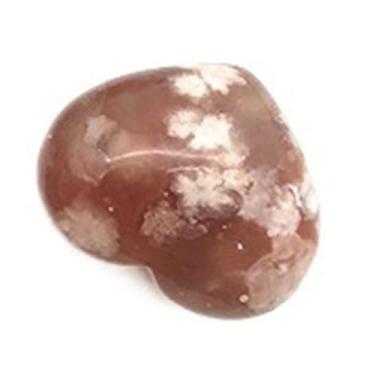 Imagem de FFIME Pedra de cristal 1 peça pedra de cerejeira rosa natural em forma de coração pedras naturais e minerais presentes
