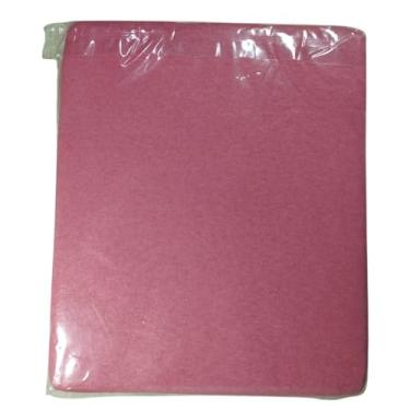 Imagem de Capa De Colchão Solteiro 88x188x25cm em Algodão com Ziper Lateral Fácil Colocar Linha Luxo Fio 30/1 (Rosa Escu, Solteiro)