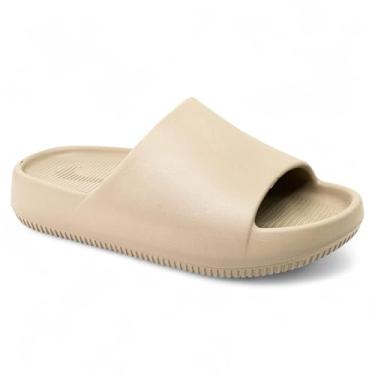 Imagem de Chinelo Masculino Slide Nuvem Anatômico Amortecido Ultra Confortável Antiderrapante para Uso Diário (Creme, BR, Adulto, Faixa Numérico, 39, 40)
