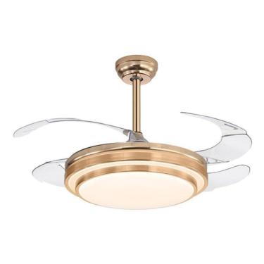 Imagem de Ventilador Teto Retrátil Controle Remoto 110Cm Bivolt Aliseu