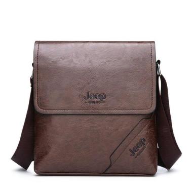 Imagem de Bolsa Messenger de couro para homens, bolsa tiracolo 24x5x25cm - yiwei