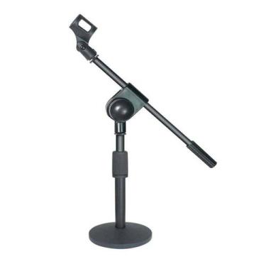 Imagem de Pedestal Microfone Mesa Smart Ts-08 - Geral, Preto, 1