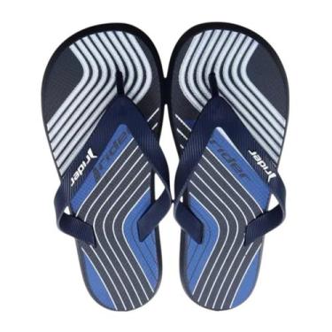 Imagem de Chinelo De Dedo Masculino Adulto Rider R1 Style 11818, Azul escuro, Az