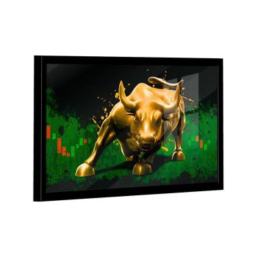 Imagem de Quadro Touro Bolsa De Valores -- Br Artes