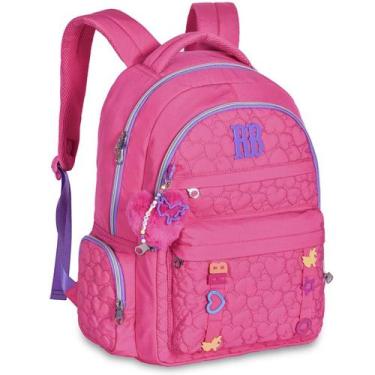 Imagem de Mochila de costas Rebecca Bonbon 17" RB24537 Cor:ROSA