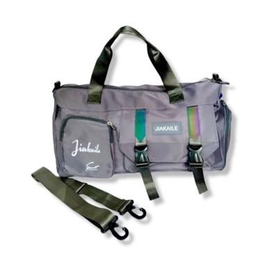 Imagem de Bolsa Sport Viagem Unissex De Mao Alças Removivel Espaço Interno Optimizado Cor Cinza Fontebras