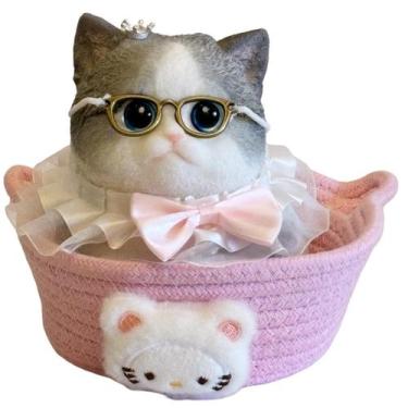 Imagem de Gato Squishy Gigante Big Taba - Brinquedo Kawaii Jumbo de 15 cm para A