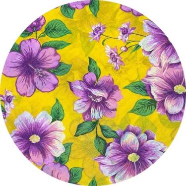 Imagem de Tecido Chitão Algodão 1,00 x 1,40 Metros cor:Amarelo-01 - Mascarenhas,