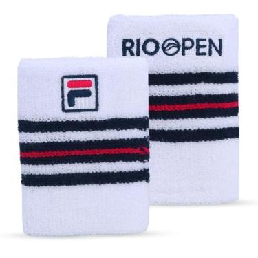 Imagem de Munhequeira Fila Classic Rio Open Branca