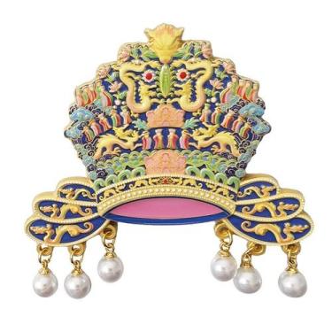 Imagem de Ímã de geladeira Song Dynasty Phoenix Crown Alloy 50g - yiweisai