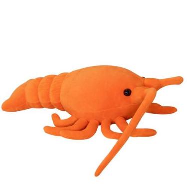 Imagem de Brinquedo de pelúcia, fofa, lagosta de desenho animado, boneca de pelú