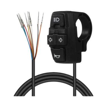 Imagem de Interruptor De Luz Para Bicicleta Elétrica DK226 DK336, Botão De Sinal
