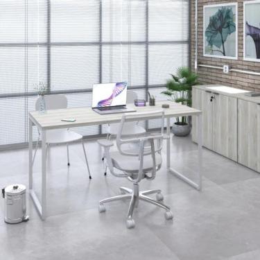 Imagem de Mesa de Escritorio Diretor Kuadra 150cm Est.Branca - Metalig