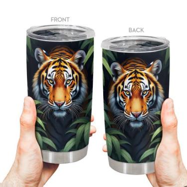 Imagem de Caneca de viagem Oasisdream Tumbler 600ml de aço inoxidável com tampa
