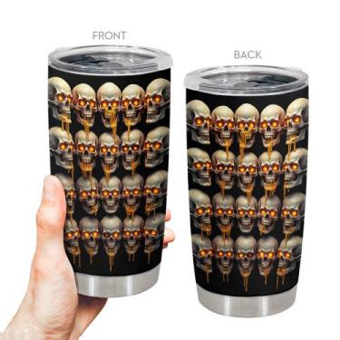 Imagem de Caneca Tumbler Oasisdream de aço inoxidável 600 ml com estampa de cave
