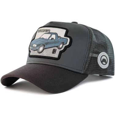 Imagem de Boné Sacudido`s - Pampa - Couro Cinza