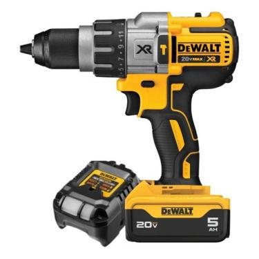 Imagem de Furadeira Dewalt Dcd996 20v + 1 Bateria 5ah + Carregador Biv