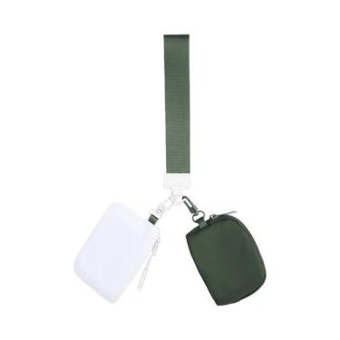 Imagem de Carteira Mini Feminina Com Zíper E Chaveiro 2 Peças, Porta-Moedas Port