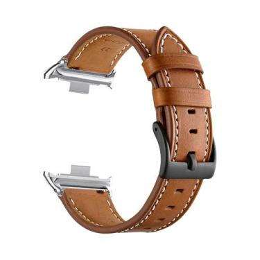 Imagem de Pulseira De Couro Retrô Para Redmi Watch E Xiaomi Mi Band 9 pro 8 pro 