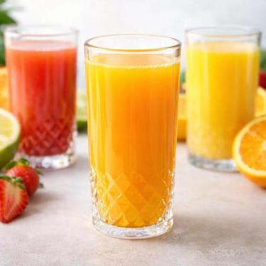 Imagem de Jogo 6 Copos Lily Vidro Transparente Copo Água Suco Refrigerante Drink