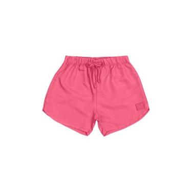 Imagem de Short Infantil em Microfibra com Estampa Revela na Água Quimby, Rosa, 