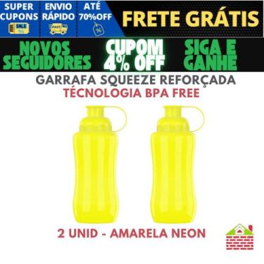Imagem de Garrafa Squeeze 600ML para Agua, Academia, Esportes, e para personaliz