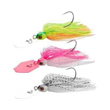 Imagem de Kit De Iscas Artificiais Spinner Bait Multipeso 7g 9g 12g 14g 21g Com 