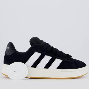 Imagem de Tênis Adidas Grand Court Alpha Feminino Preto e Branco, 35