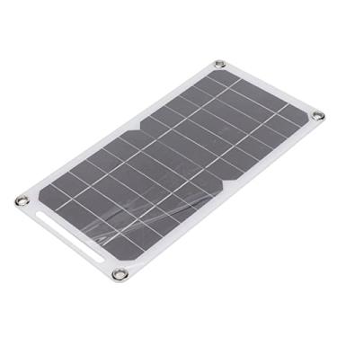 Imagem de Painel Solar,6W 5V 1000mA Sil¨ªcio Monocristalino Dur¨¢vel Semi Flex¨ªvel Port¨¢til Painel Solar Carregador Power Bank Pacote de Bateria Externa para Baixa Pot¨ºncia El¨¦trica 11,42 x 5,71in, Painel s