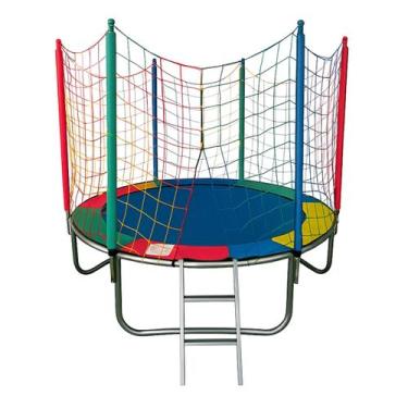Imagem de Trampolim Cama Elástica Pula Pula 1,83m Média Nacional Multicolorida P