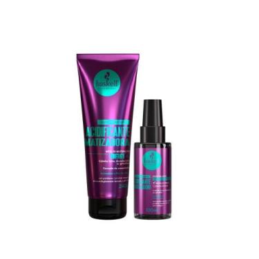 Imagem de Kit Acidificante Matizador Haskell Máscara 240g + Balm 100ml  Neutrali