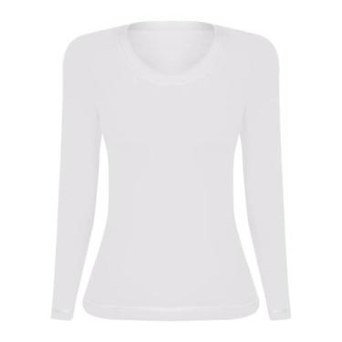Imagem de Blusa Manga Longa Lupo Loba 45138-001 Feminina Cotton Algodão T. P/GG,