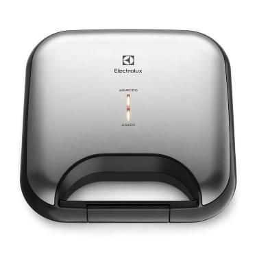 Imagem de Sanduicheira Electrolux Efficient ESG20 Inox Antiaderente Com Potência De 750W E Alça Antitérmica 220V