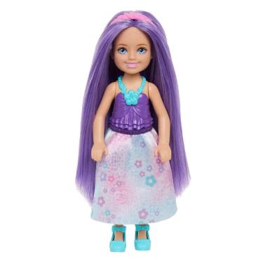 Imagem de Barbie Chelsea Looks Magicos Princesa Roxa - Mattel