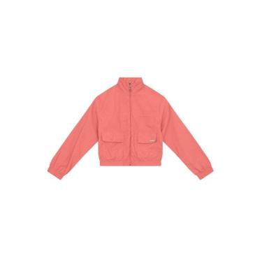 Imagem de Jaqueta infantil menina em microfibra amassada Brandili