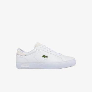 Imagem de Tênis De Couro Masculino Lacoste De Estampa De Réptil Powercourt-Masculino