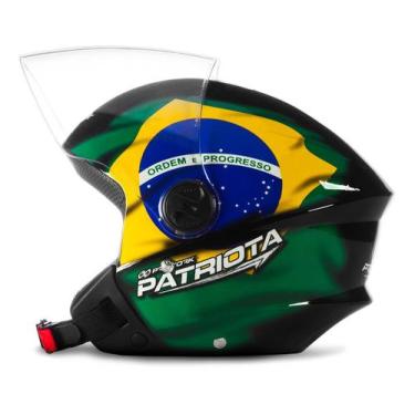 Imagem de Capacete Aberto Pro Tork New Liberty 3 Patriota Preto Tam.56