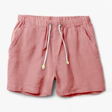 Imagem de Short de Linho Premium Bermuda Masculina Moda Praia Luxo-Masculino