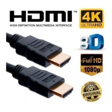 Imagem de Cabo Hdmi 2.0 Ultra Hd 4k 30awg Ouro Com Filtro 1.8m Mxt