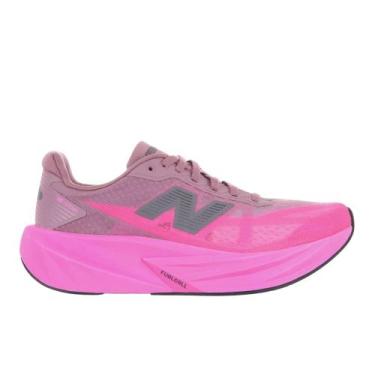 Imagem de Tênis New Balance Fuelcell Rebel V5 Rosa Neon-Feminino Cor:RosaTamanho